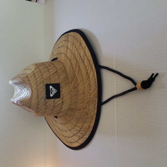 Roxy Tomboy Sun Hat with Black Trim  SZ S/M - Picture 3 of 11